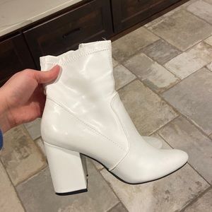 Madden girl white booties